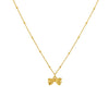 Dainty Bow Pendant Necklace