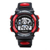 Boys Sports Military Kids Digital Watches Student Childrens Watch Fashion Luminous Led Alarm Camouflage Green Waterproof 7 Color Led Backlight Multifuction Wristwatch For Boys Girls