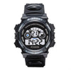 Boys Sports Military Kids Digital Watches Student Childrens Watch Fashion Luminous Led Alarm Camouflage Green Waterproof 7 Color Led Backlight Multifuction Wristwatch For Boys Girls