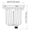 Brass Inground Lights for MR16 Bulbs with Brass and PVC Construction