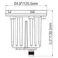 Brass Inground Lights for MR16 Bulbs with Brass and PVC Construction