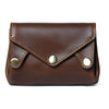 Brown Leather Accordion Wallet