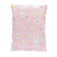 Bunny Easter Poly Mailers Size 10x13 Colorful Shipping Bags