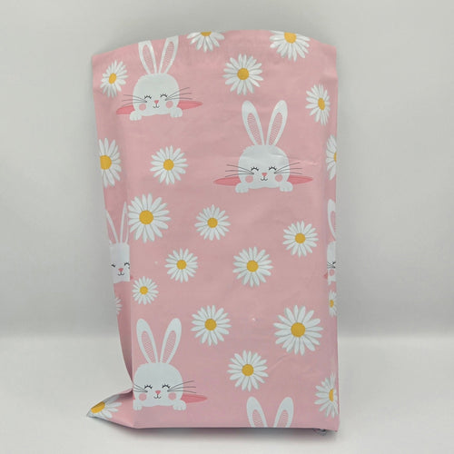 Bunny Easter Poly Mailers Size 10x13 Colorful Shipping Bags