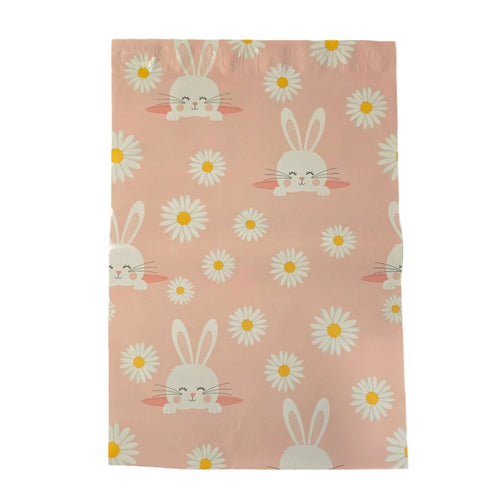 Bunny Easter Poly Mailers Size 10x13 Colorful Shipping Bags