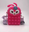 Bunny Fidget Crossbody Bag Bubble Pop Toy