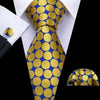 Business Luxury Men Silk Necktie Fashion Tie Sets For Men Wedding Party Wear Elegant Neck Tie Design For Men Soft Business Casual Suit Neckties