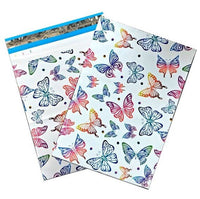 Butterfly Poly Mailers Size 12x15.5 Colorful Shipping Bags