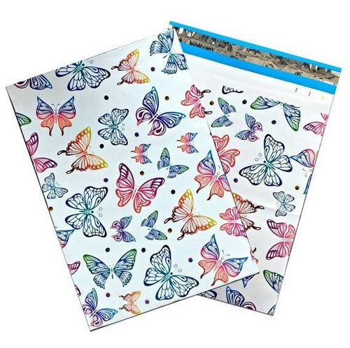 Butterfly Poly Mailers Size 12x15.5 Colorful Shipping Bags