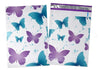 Butterfly Purple Turquoise Poly Mailers Size 6x9 Shipping Bags