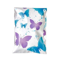 Butterfly Purple Turquoise Poly Mailers Size 6x9 Shipping Bags