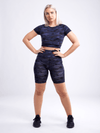 JupiterGear High-Waisted Sports Shorts with Double Side Pockets