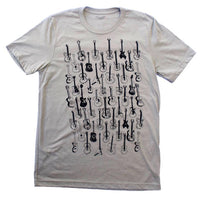 Guitars Pattern Heather Stone