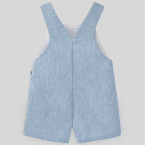 Paz Rodriguez Woven Newborn Short Blue
