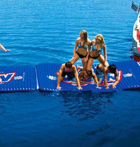 WOW Sports Floating Pool and Lake Water Walkway and Lounge - Green (12-2060)