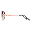 Elegant Women Gradient Luxury Polarized Sunglasses Luxury Round Eyewear With Metal High Quality Frame  lunette de soile