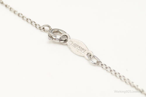 Vintage Star Sapphire Sterling Silver Necklace
