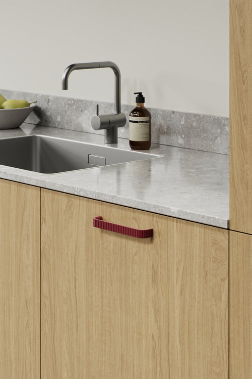 Colorful Retro "Lace" Ribbed Drawer Pulls Euro • Knobs