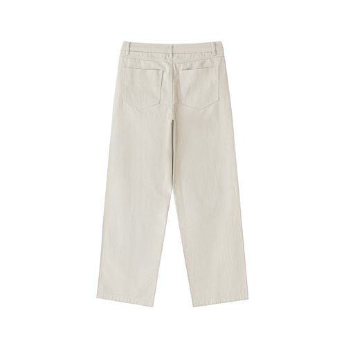 Essential Straight-Leg Cotton Pants