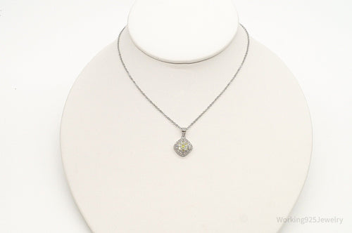 Designer Ryze Cubic Zirconia Sterling Silver Necklace