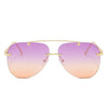 Metal Rimless Sunglasses for Men and Woman  Mirror Fashion  Trendy Pilot  Sun Glasses UV Protector Gradient Eyewear