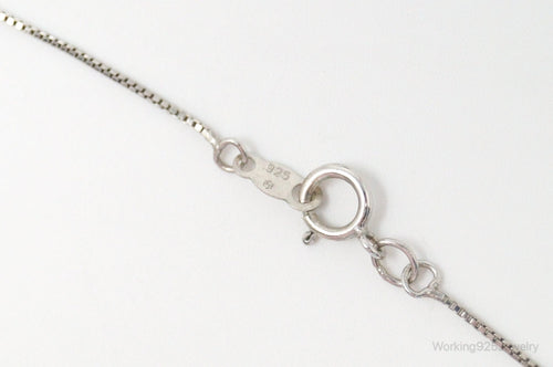 Designer Alwand Vahan Sapphire Cubic Zirconia Sterling Silver Necklace