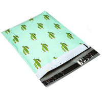 Cactus Mint Poly Mailers Size 10x13 Colorful Shipping Bags
