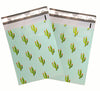 Cactus Mint Poly Mailers Size 10x13 Colorful Shipping Bags