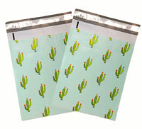 Cactus Mint Poly Mailers Size 6x9 Shipping Bags