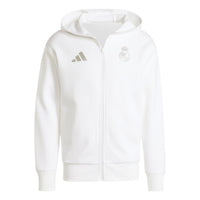 adidas Mens Real Madrid Anthem Jacket White XX-Large
