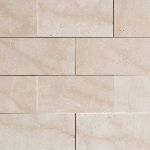 Calista Cream Medium Beige Marble Floor and Wall Tile - Livfloors Collection