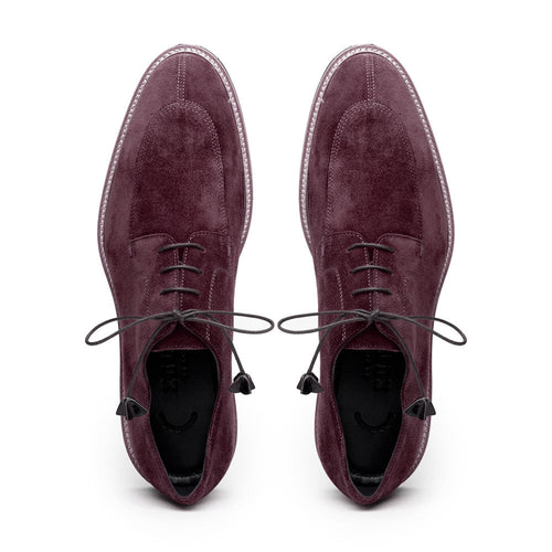 26-220-BDX CAMPO Sueded Goatskin Lace Up, Bordeaux