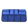 Car Trunk Organizer Adjustable Backseat Storage Bag Net High Capacity Multi-use Oxford Automobile Adjustable Strap Durable Seat Back Organizers Universal Back Seat Trunk Organizer Hanging Car Organizer Trunk Foldable Cargo Storage Backseat Trunk Organizer