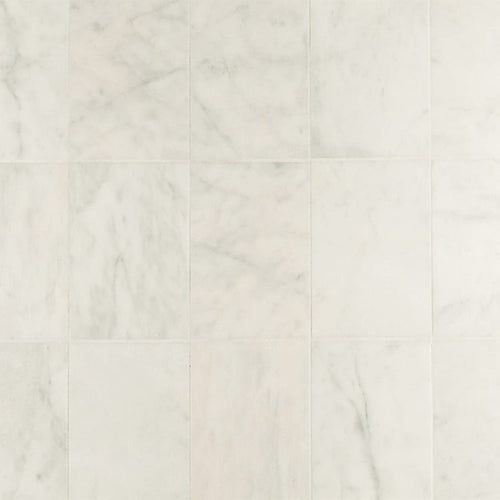 Turkish Carrara White Marble Tile Polished - Livfloors Collection
