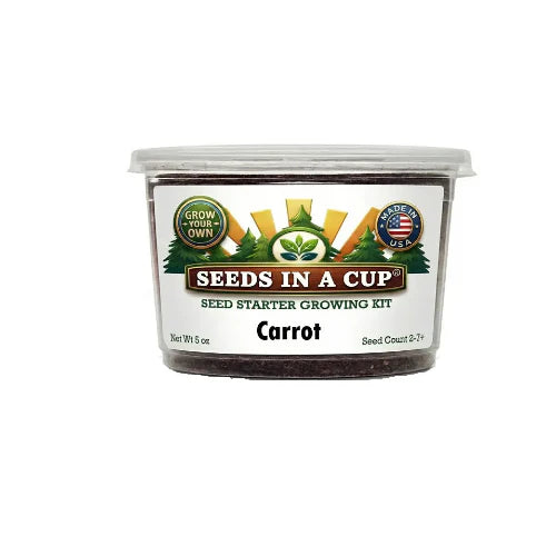 Carrot Grow Kit | Grow Carrot from Seed | Seeds In A Cup®