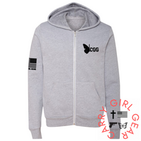 CARRY & PRAY Zippered Hoodie