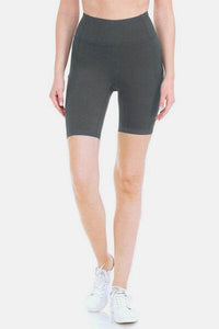 Leggings Depot Full Size High Waist Active Shorts