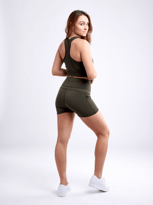 JupiterGear Racerback Lightweight Training Crop Tank Top