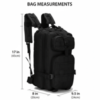 XGear Tactical Small 30L Tactical Backpack Survival Bag