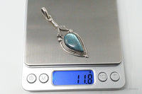 Large Designer Supreme Jewelers Labradorite Sterling Silver Pendant