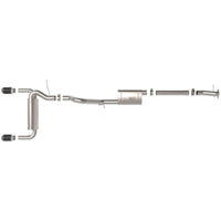 aFe 2021+ Ford Bronco L4-2.3L (t) / V6-2.7L (tt) Vulcan 3in. to 2.5in. SS Cat-Back - Carbon