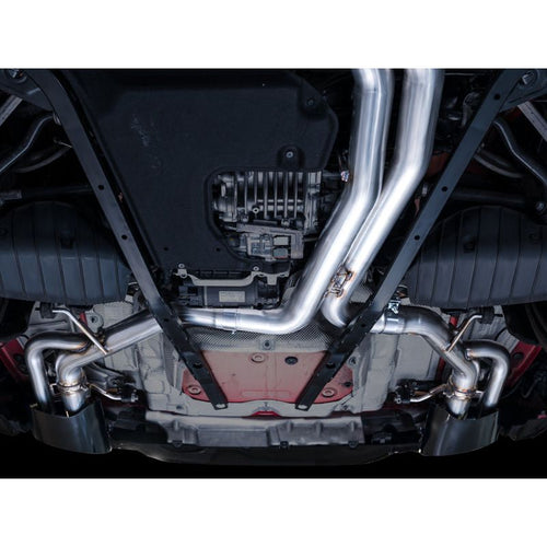AWE Tuning 2021-2025 Audi C8 RS6/RS7 SwitchPath Cat-back Exhaust - Diamond Black Tips