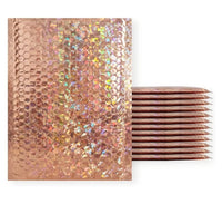 Champagne Metallic Bubble Mailers Size 5x9 Padded Shipping Bags