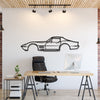 1969 Corvette Metal Car Wall Art - MT0119