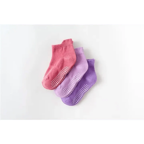 Children Cotton  6 Pairs/Set Anti-slip Socks For Boys Girl Rubber Kid Floor Sock With Grips For 0 To 6 Years Kids