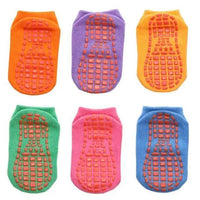 Children Cotton  6 Pairs/Set Anti-slip Socks For Boys Girl Rubber Kid Floor Sock With Grips For 0 To 6 Years Kids