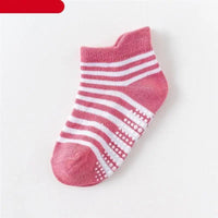 Children Cotton  6 Pairs/Set Anti-slip Socks For Boys Girl Rubber Kid Floor Sock With Grips For 0 To 6 Years Kids