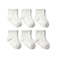 Children Cotton  6 Pairs/Set Anti-slip Socks For Boys Girl Rubber Kid Floor Sock With Grips For 0 To 6 Years Kids