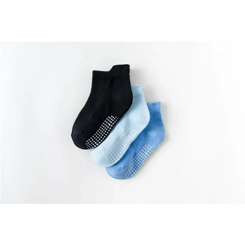 Children Cotton  6 Pairs/Set Anti-slip Socks For Boys Girl Rubber Kid Floor Sock With Grips For 0 To 6 Years Kids