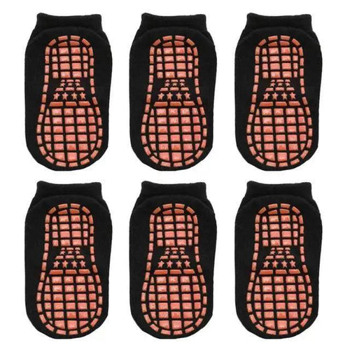 Children Cotton  6 Pairs/Set Anti-slip Socks For Boys Girl Rubber Kid Floor Sock With Grips For 0 To 6 Years Kids